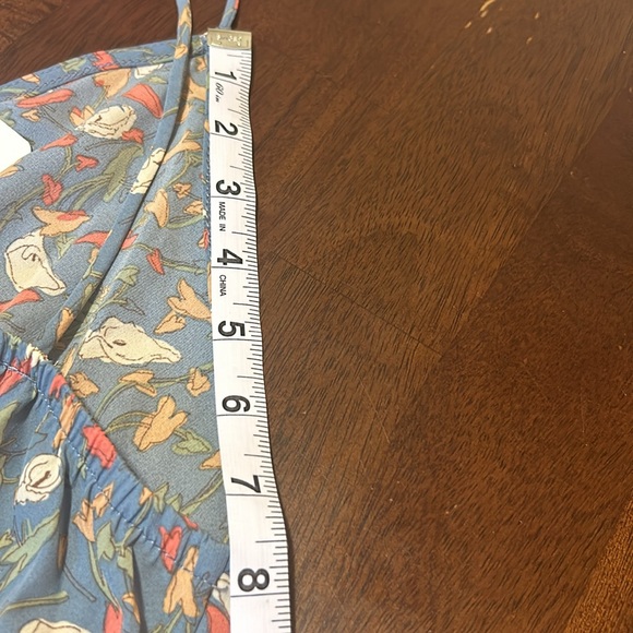 Perfectly Priscilla Blue & Orange Blouse Size S - Picture 8 of 15